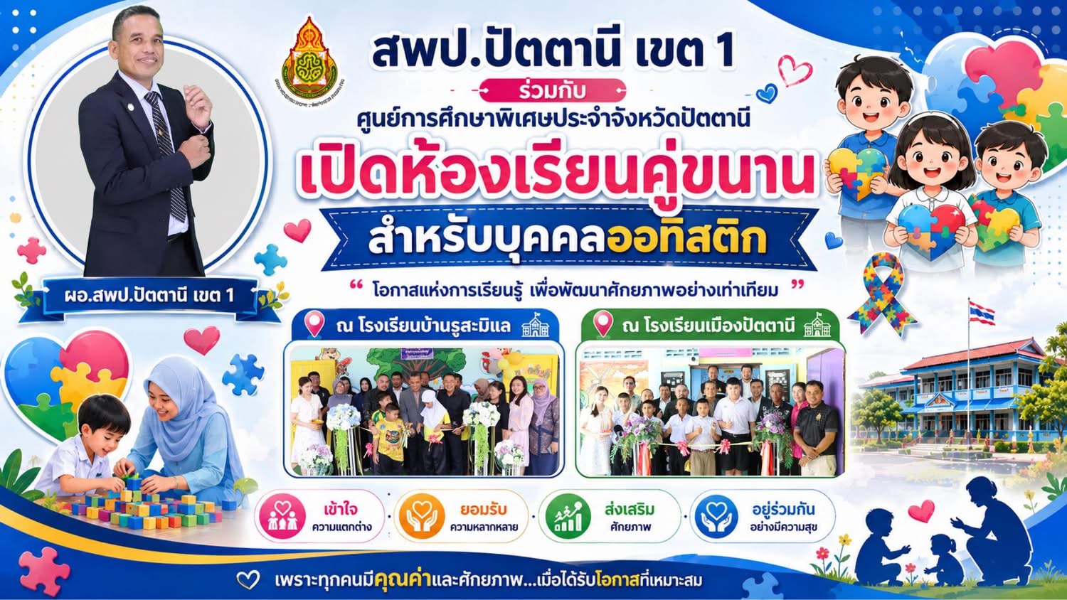 เปิดห้องเรียนคู่ขนาน สำหรับบุคคลออทิสติก